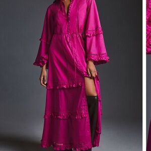 Joslin tired long sleeve dress
